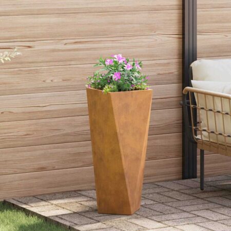 vidaXL Plantekasse Rusten 30 x 30 x 75 cm Cortenstål