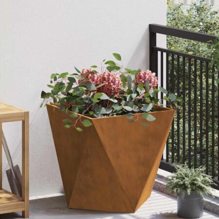 vidaXL Plantekasse Rusten 50 x 50 x 50 cm Cortenstål