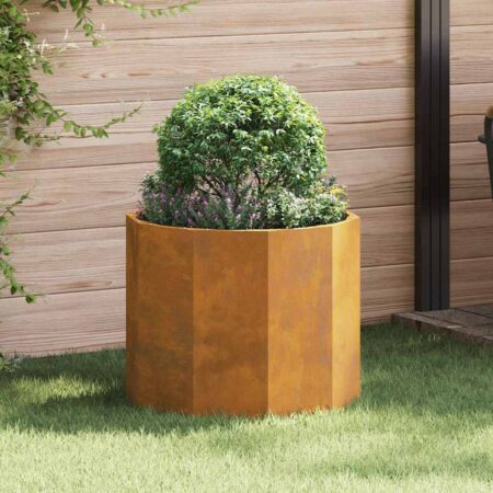 vidaXL Plantekasse Rusten 60 x 60 x 50 cm Cortenstål