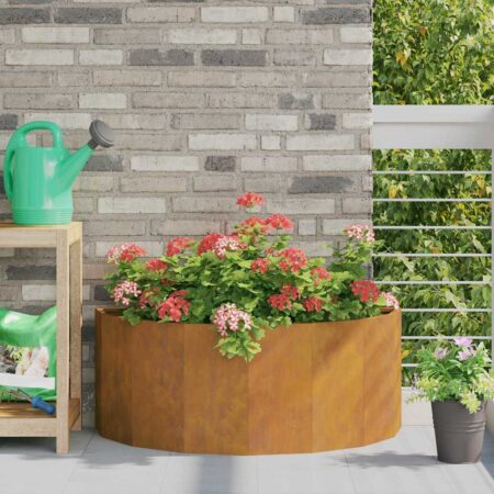vidaXL Plantekasse Rusten 90 x 45 x 35 cm Cortenstål