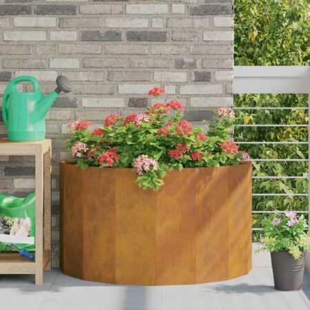 vidaXL Plantekasse Rusten 90 x 45 x 50 cm Cortenstål