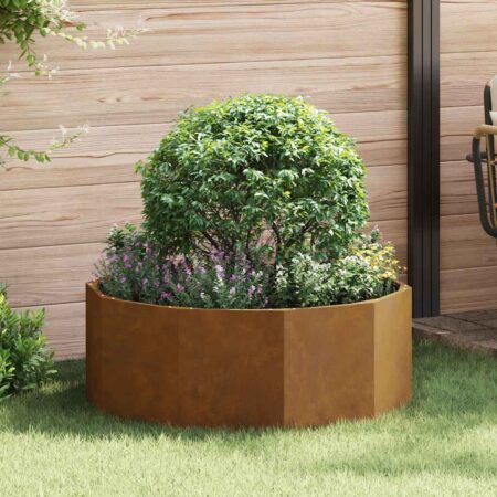 vidaXL Plantekasse Rusten 90 x 90 x 35 cm Cortenstål