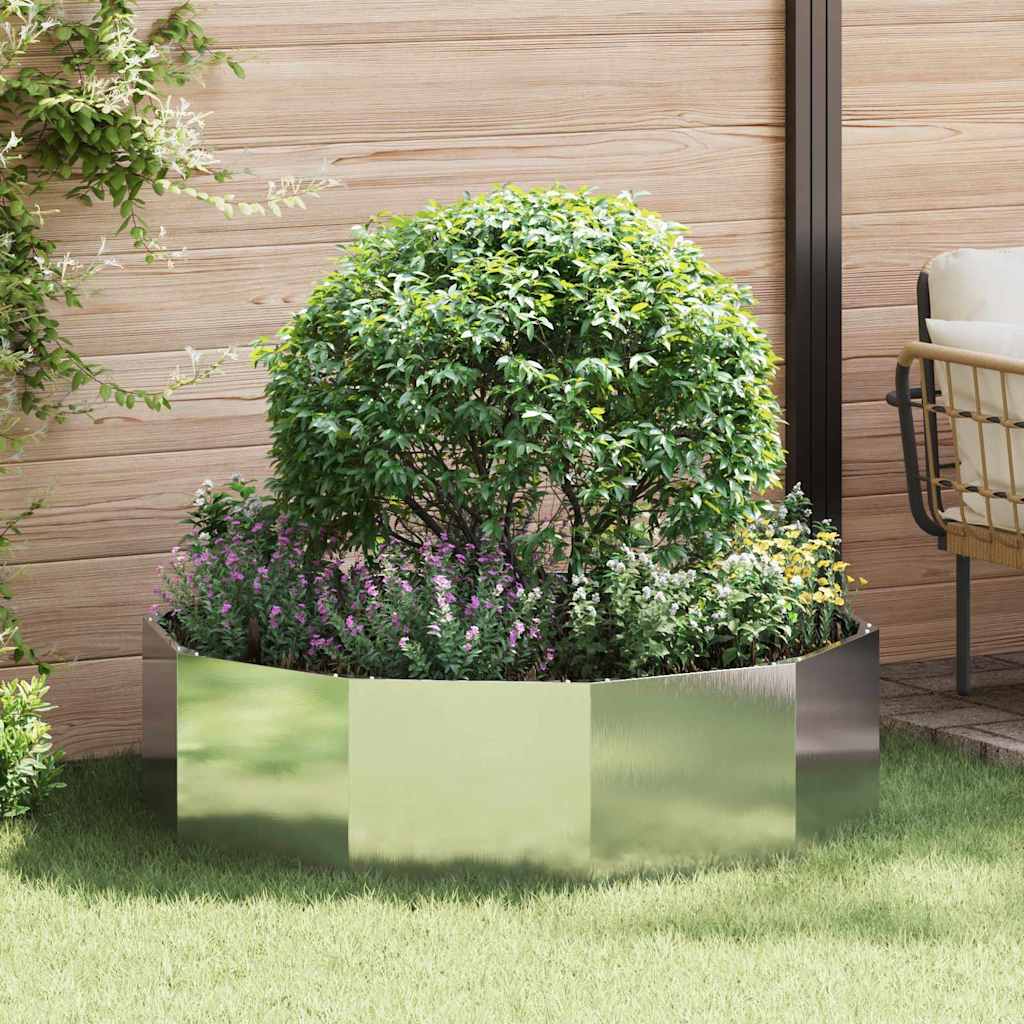 vidaXL Plantekasse Sølv 120 x 120 x 35 cm Rustfrit stål vidaXL Plantekasse Sølv 120 x 120 x 35 cm Rustfrit stål