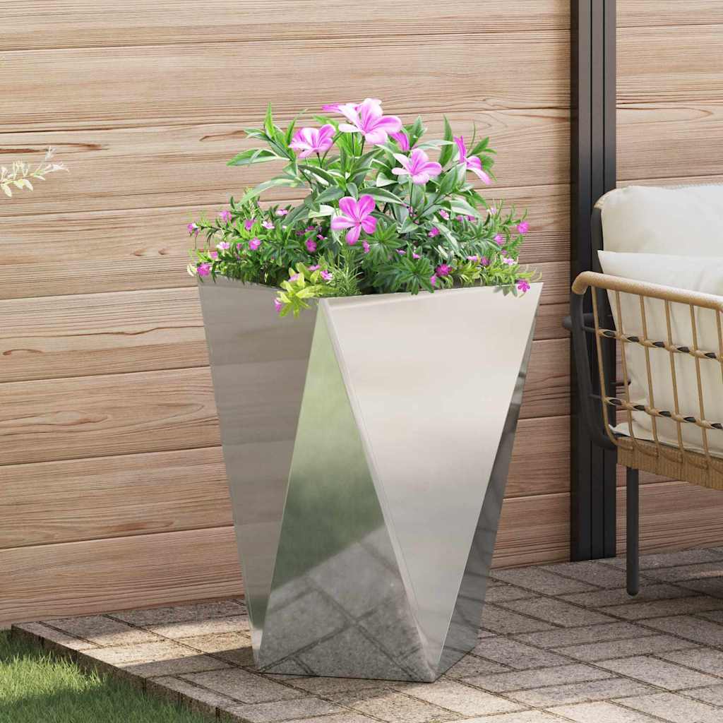 vidaXL Plantekasse Sølv 50 x 50 x 75 cm Galvaniseret stål vidaXL Plantekasse Sølv 50 x 50 x 75 cm Galvaniseret stål