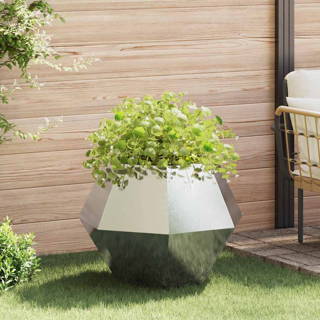 vidaXL Plantekasse Sølv 75 x 75 x 60 cm Rustfrit stål vidaXL Plantekasse Sølv 75 x 75 x 60 cm Rustfrit stål