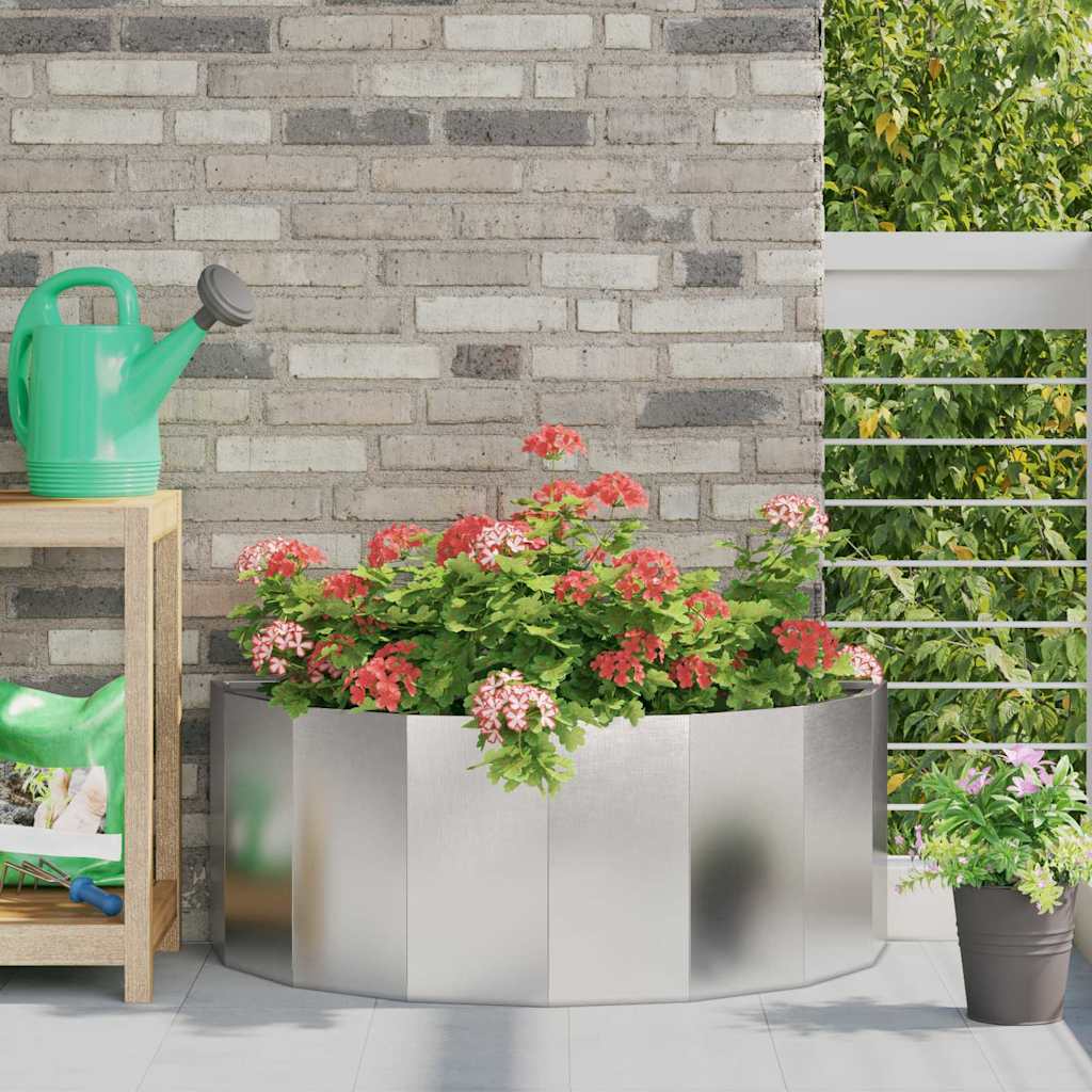 vidaXL Plantekasse Sølv 90 x 45 x 35 cm Rustfrit stål vidaXL Plantekasse Sølv 90 x 45 x 35 cm Rustfrit stål