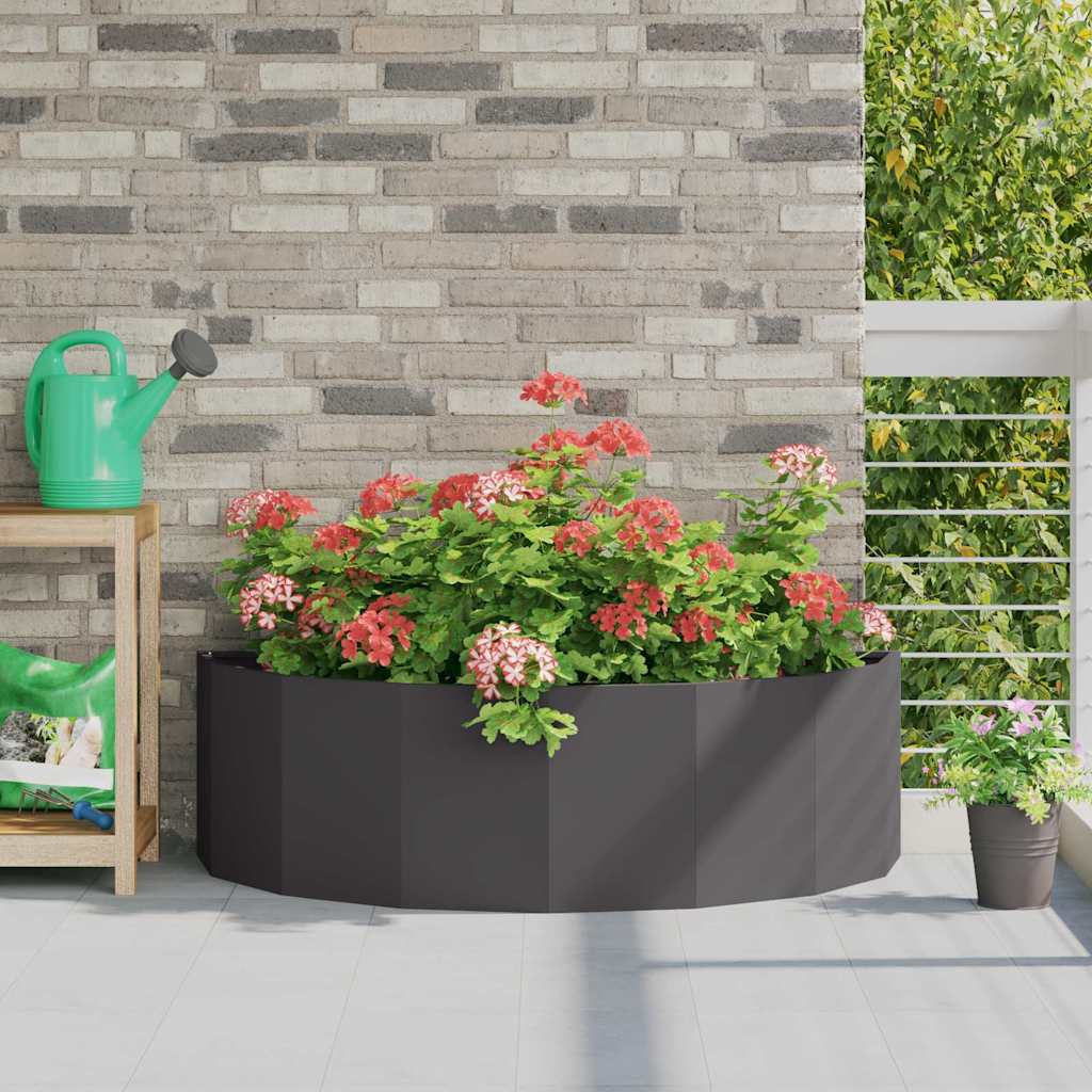 vidaXL Plantekasse Sort 120 x 60 x 35 cm Stål vidaXL Plantekasse Sort 120 x 60 x 35 cm Stål