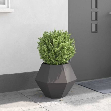 vidaXL Plantekasse Sort 50 x 50 x 40 cm Stål