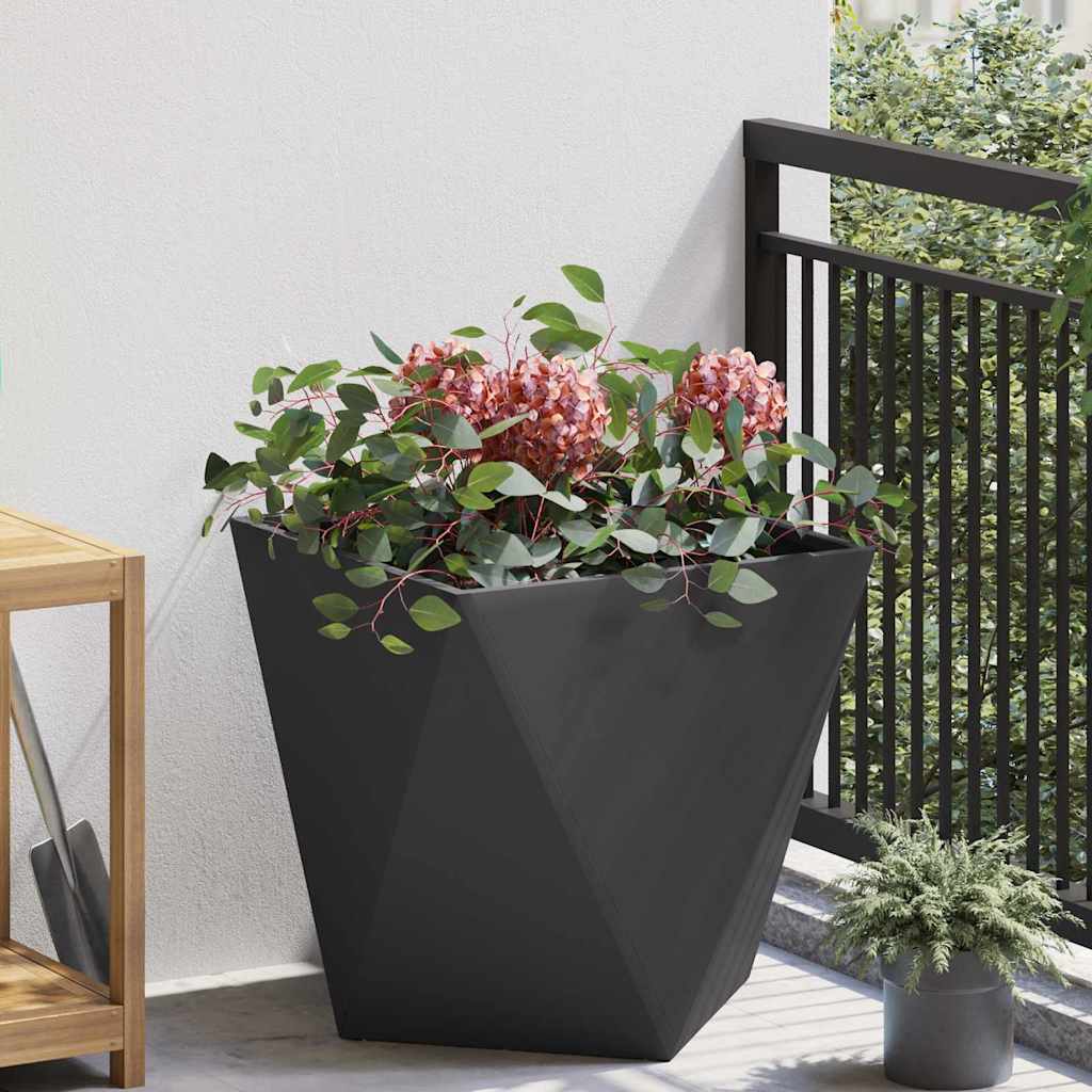 vidaXL Plantekasse Sort 50 x 50 x 50 cm Stål vidaXL Plantekasse Sort 50 x 50 x 50 cm Stål