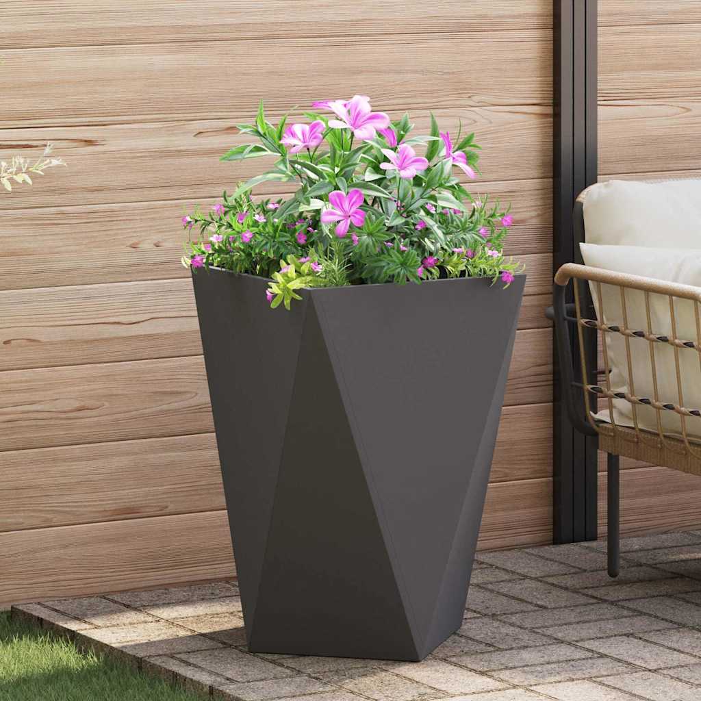 vidaXL Plantekasse Sort 50 x 50 x 75 cm Stål vidaXL Plantekasse Sort 50 x 50 x 75 cm Stål