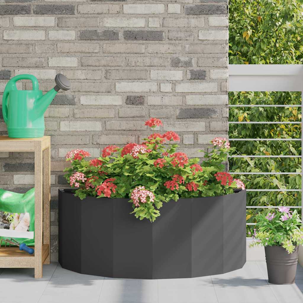 vidaXL Plantekasse Sort 90 x 45 x 35 cm Stål vidaXL Plantekasse Sort 90 x 45 x 35 cm Stål