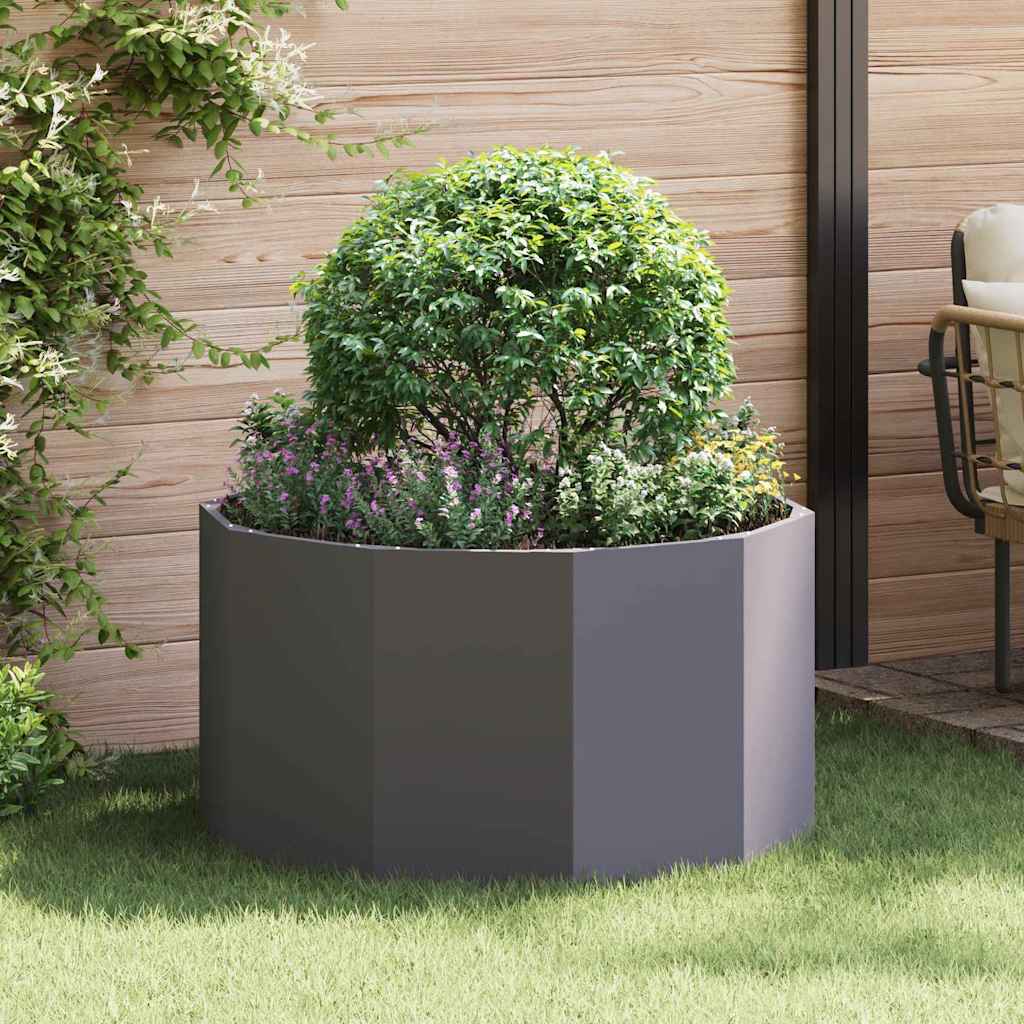 vidaXL Plantekasse Sort 90 x 90 x 50 cm Stål vidaXL Plantekasse Sort 90 x 90 x 50 cm Stål