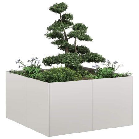vidaXL Planter 80x80x40 cm Rustfrit stål