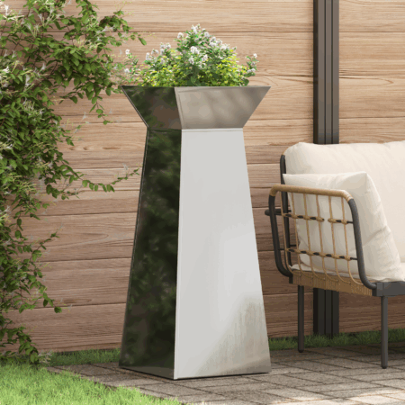 vidaXL Plantestativ Galvaniseret stål 40 x 40 x 101 cm Holdbart