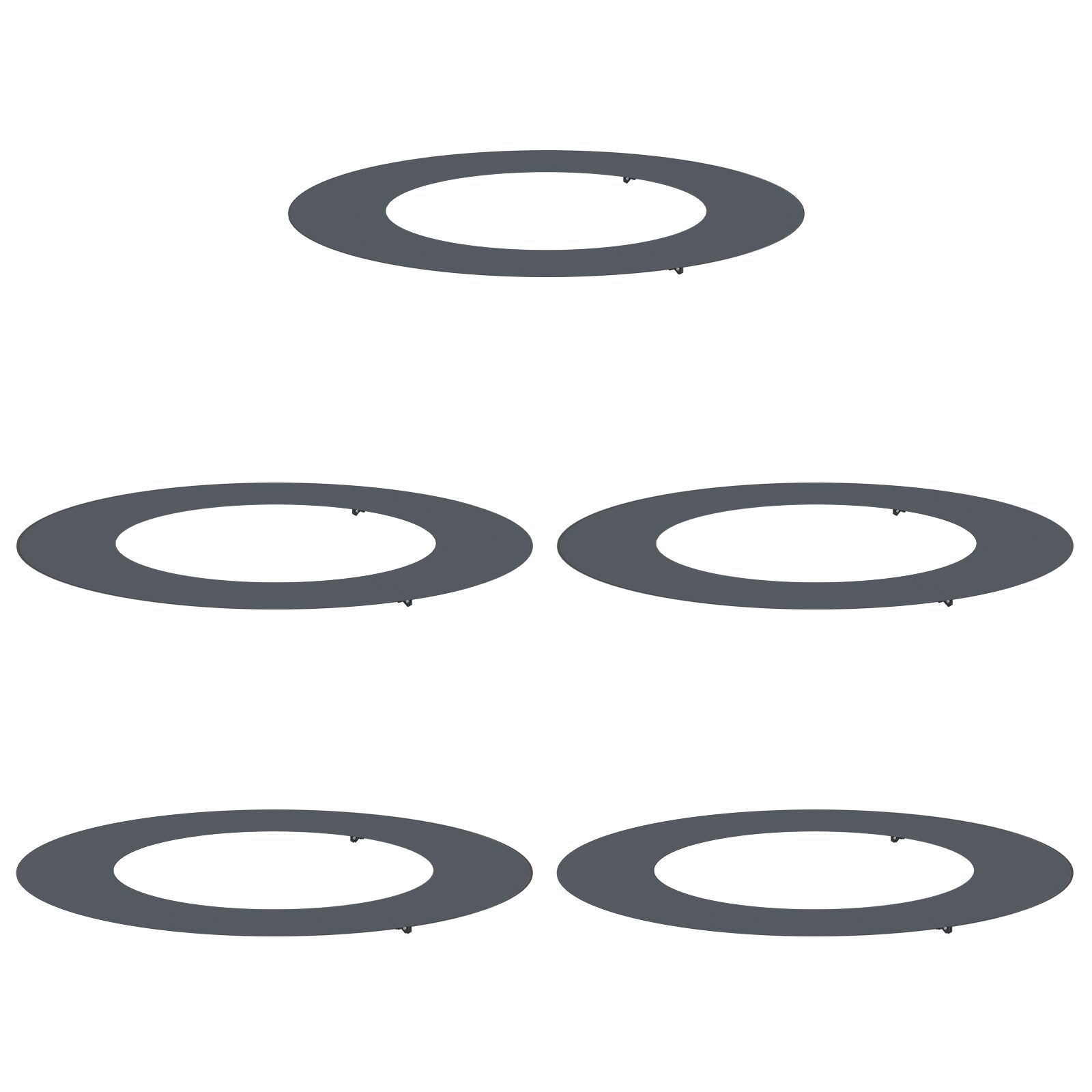 vidaXL Plastik Plantekasse Antracit Plastik Stor Robust Rund Moderne vidaXL Plastik Plantekasse Antracit Plastik Stor Robust Rund Moderne