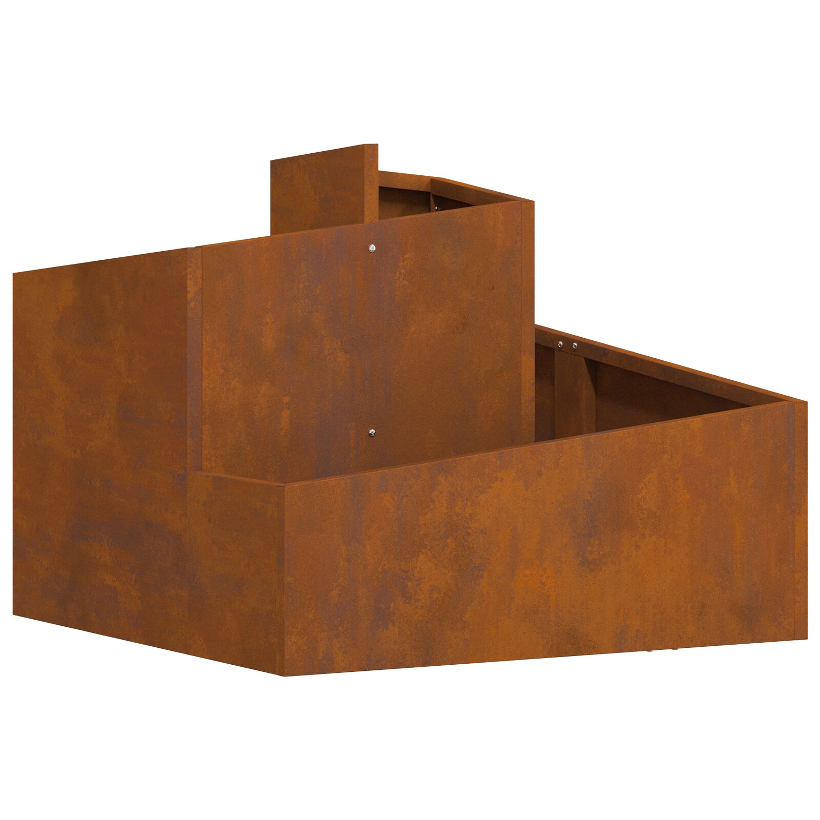 vidaXL Potter & Planter Cortenstål Mellem Slidstærk Metal Plantekasse vidaXL Potter & Planter Cortenstål Mellem Slidstærk Metal Plantekasse