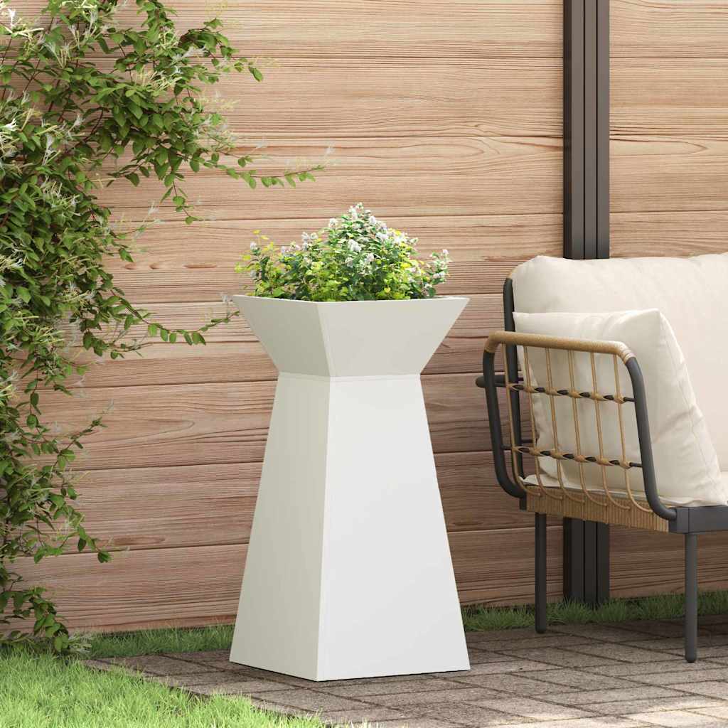 vidaXL Søjle Plantekasse 2 pcs Hvid 35 x 35 x 73 cm vidaXL Søjle Plantekasse 2 pcs Hvid 35 x 35 x 73 cm