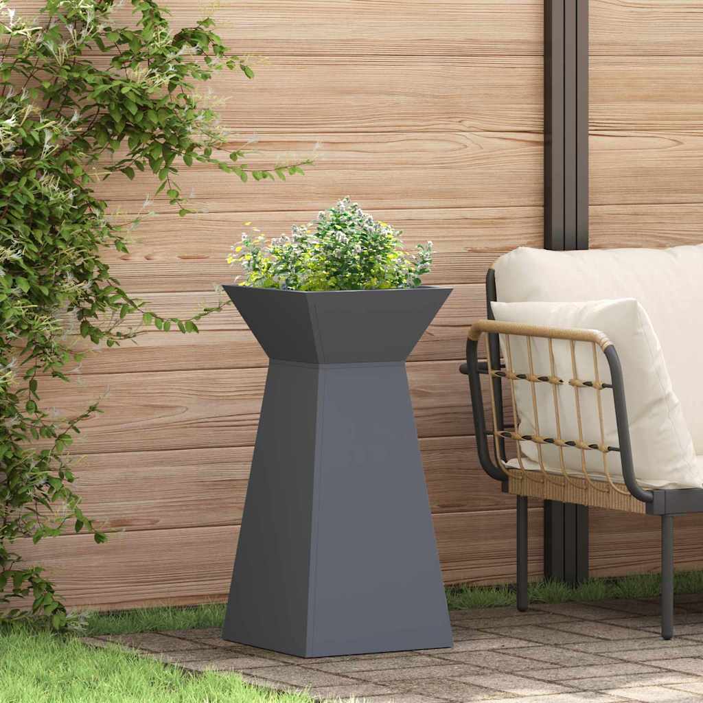 vidaXL Søjle Plantekasse Antracit 35 x 35 x 73 cm Stål vidaXL Søjle Plantekasse Antracit 35 x 35 x 73 cm Stål