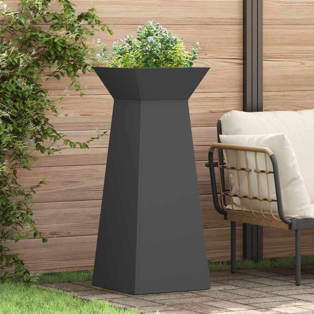 vidaXL Søjle Plantekasse Sort 40 x 40 x 100 cm vidaXL Søjle Plantekasse Sort 40 x 40 x 100 cm
