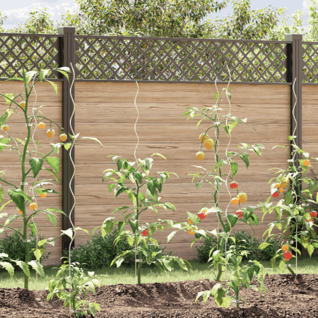 vidaXL Spiral Planteholder 50 stk 150 cm Galvaniseret Stål