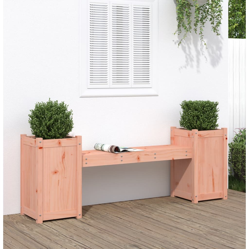 vidaXL bænk med plantekasser 180x36x63 cm massivt douglasgran vidaXL bænk med plantekasser 180x36x63 cm massivt douglasgran