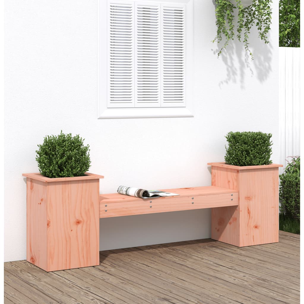 vidaXL bænk med plantekasser 184,5x39,5x56,5 cm massivt douglasgran vidaXL bænk med plantekasser 184,5x39,5x56,5 cm massivt douglasgran