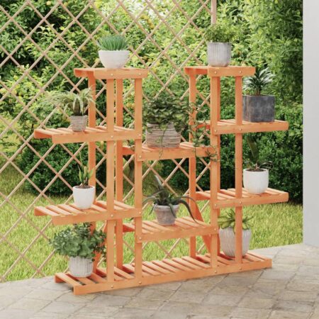 vidaXL blomsterstativ 110x25x110,5 cm massivt fyrretræ