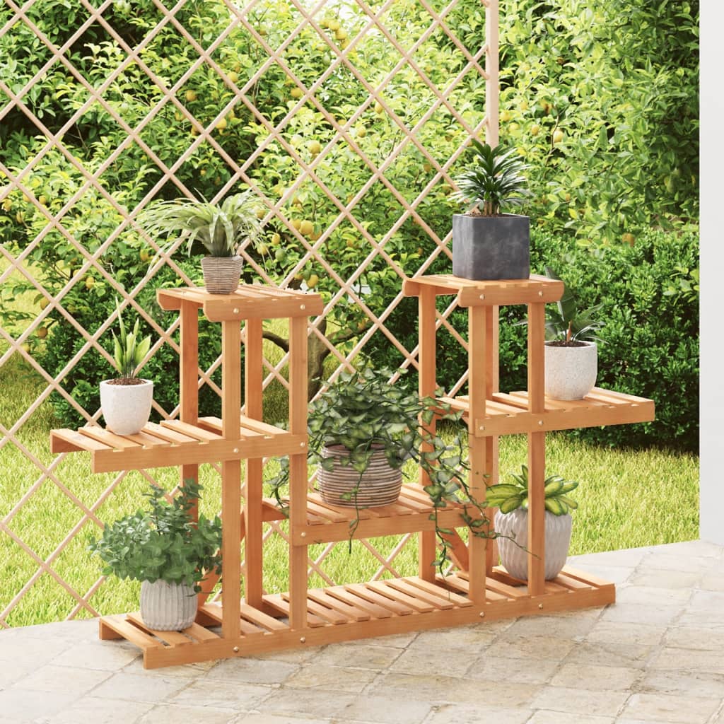 vidaXL blomsterstativ 110x25x73 cm massivt fyrretræ vidaXL blomsterstativ 110x25x73 cm massivt fyrretræ