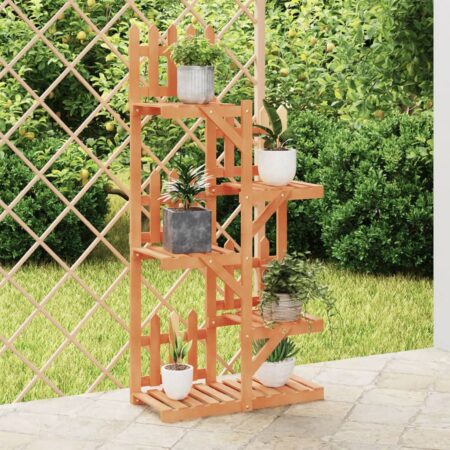 vidaXL blomsterstativ 60x25x130 cm massivt fyrretræ