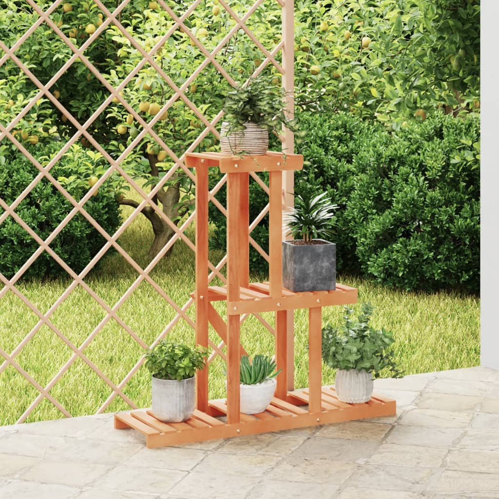 vidaXL blomsterstativ 81x25x75,5 cm massivt fyrretræ vidaXL blomsterstativ 81x25x75,5 cm massivt fyrretræ
