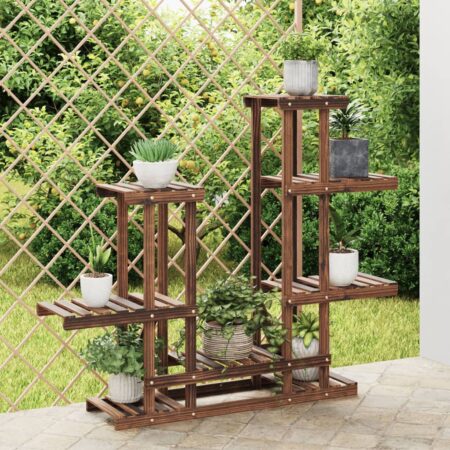 vidaXL blomsterstativ 95x25x96 cm massivt fyrretræ