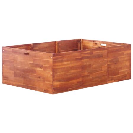 vidaXL forhøjet plantekasse i træ 150x100x50 cm