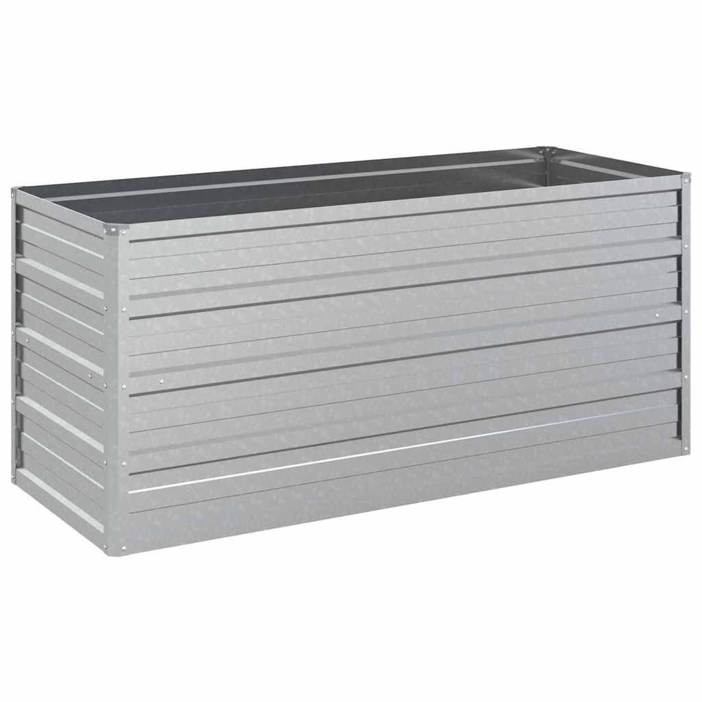 vidaXL højbed 100x40x45 cm galvaniseret stål sølvfarvet vidaXL højbed 100x40x45 cm galvaniseret stål sølvfarvet