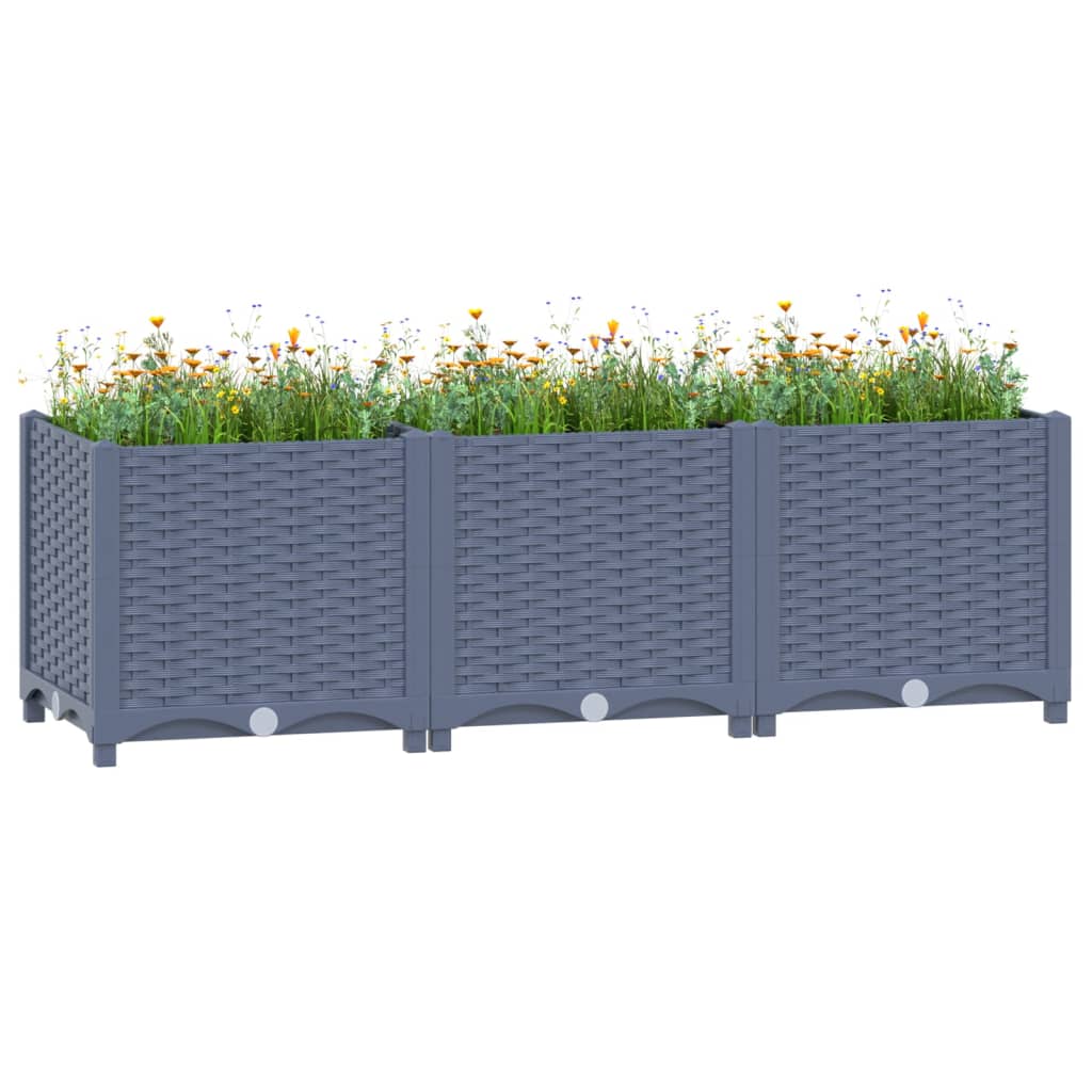 vidaXL højbed 120x40x38 cm polypropylen vidaXL højbed 120x40x38 cm polypropylen