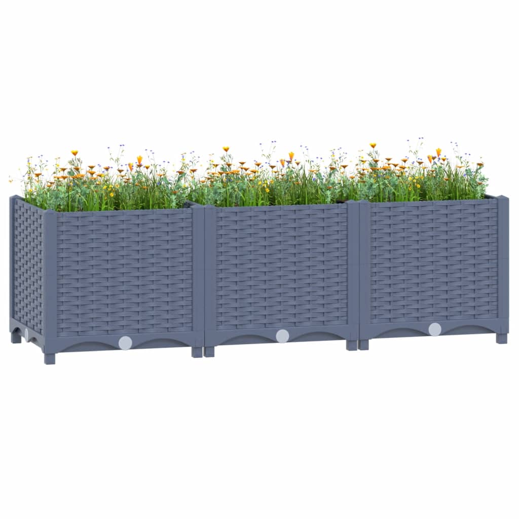 vidaXL højbed 120x40x38 cm polypropylen vidaXL højbed 120x40x38 cm polypropylen