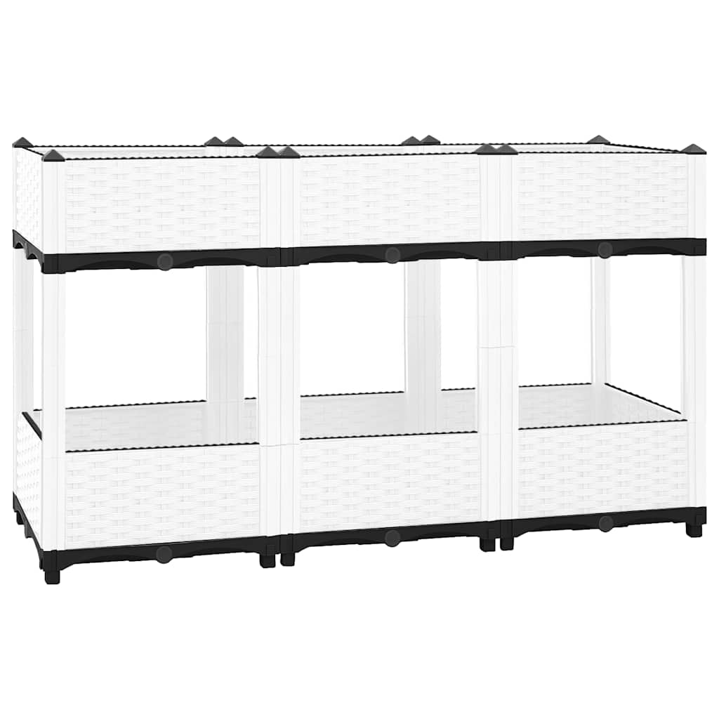 vidaXL højbed 120x40x71 cm polypropylen vidaXL højbed 120x40x71 cm polypropylen