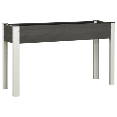 vidaXL højbed 120x40x75 cm WPC grå