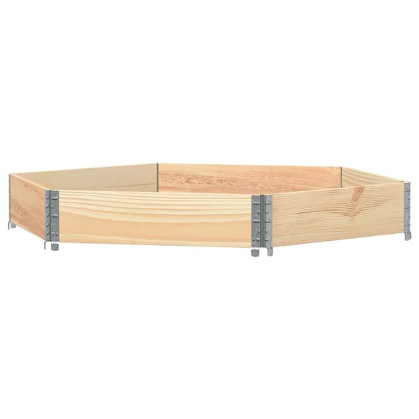 vidaXL højbed 160x160 cm massivt fyrretræ sekskantet vidaXL højbed 160x160 cm massivt fyrretræ sekskantet