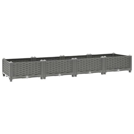 vidaXL højbed 160x40x23 cm polypropylen
