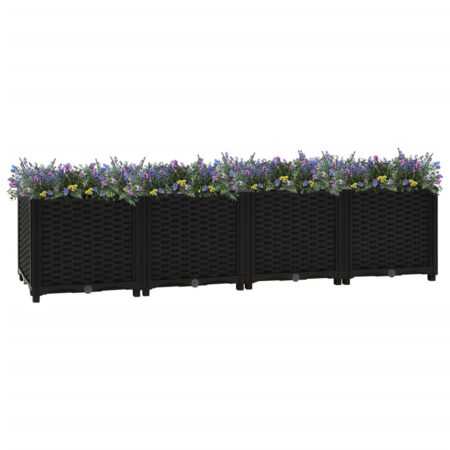 vidaXL højbed 160x40x38 cm polypropylen