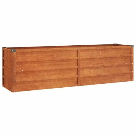 vidaXL højbed 160x40x45 cm cortenstål rustfarvet