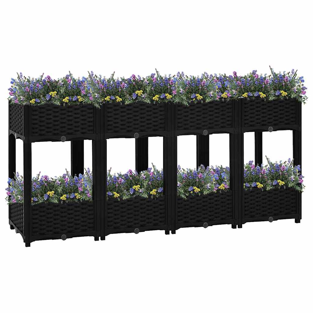 vidaXL højbed 160x40x71 cm polypropylen vidaXL højbed 160x40x71 cm polypropylen