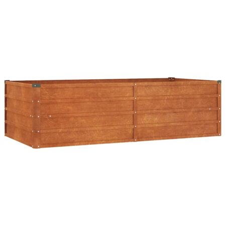 vidaXL højbed 160x80x45 cm cortenstål rustfarvet