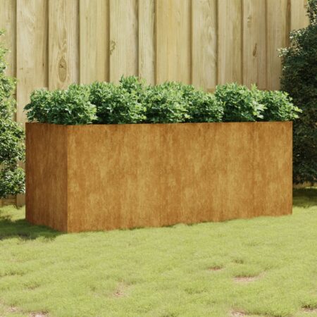 vidaXL højbed 200x80x80 cm cortenstål