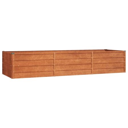 vidaXL højbed 240x80x45 cm cortenstål rustfarvet