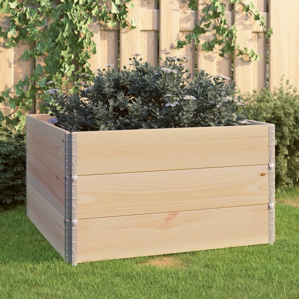 vidaXL højbed 3 stk. 100x100 cm massivt fyrretræ vidaXL højbed 3 stk. 100x100 cm massivt fyrretræ