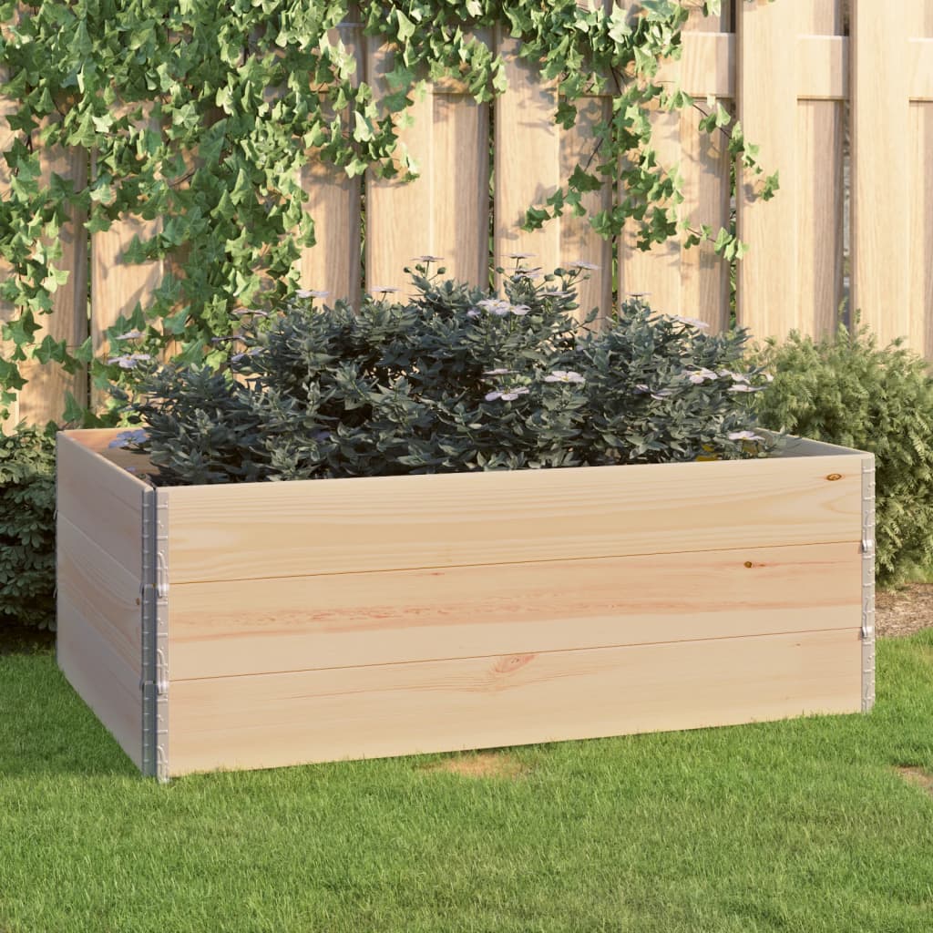 vidaXL højbed 3 stk. 100x150 cm massivt fyrretræ vidaXL højbed 3 stk. 100x150 cm massivt fyrretræ