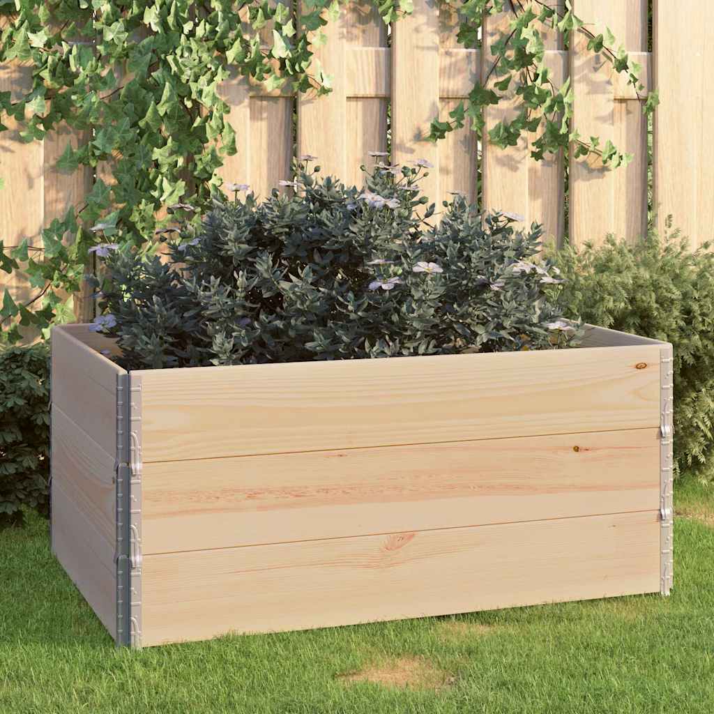 vidaXL højbed 3 stk. 80x120 cm massivt fyrretræ vidaXL højbed 3 stk. 80x120 cm massivt fyrretræ