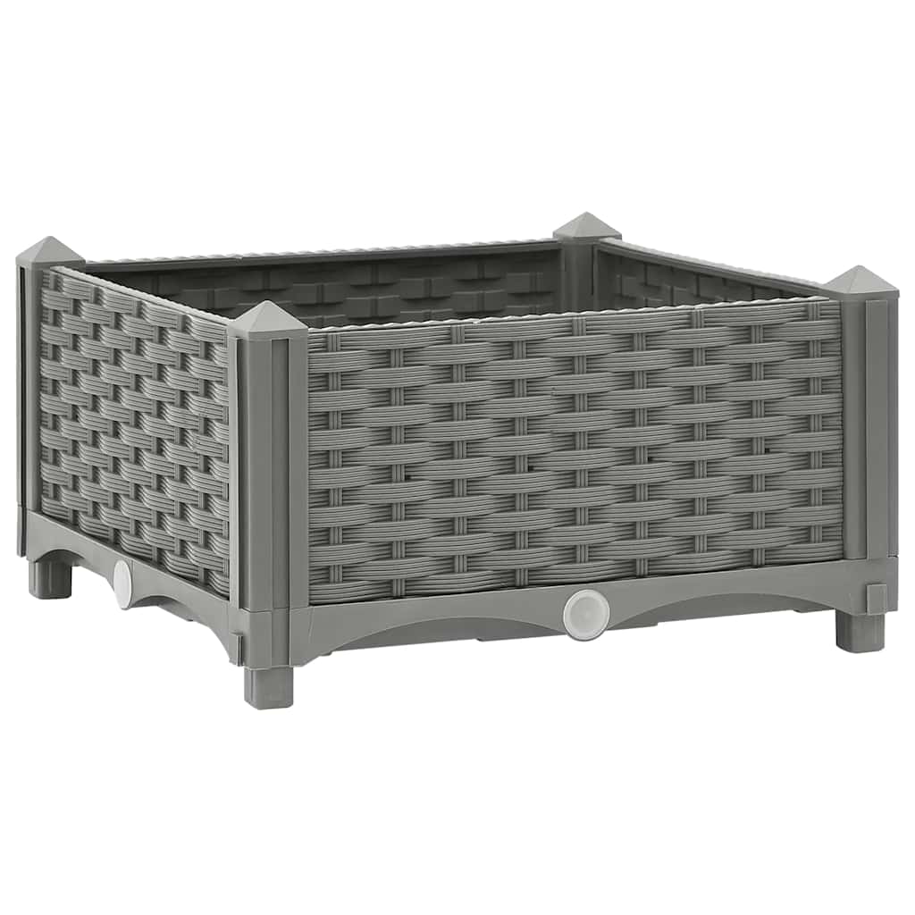 vidaXL højbed 40x40x23 cm polypropylen vidaXL højbed 40x40x23 cm polypropylen
