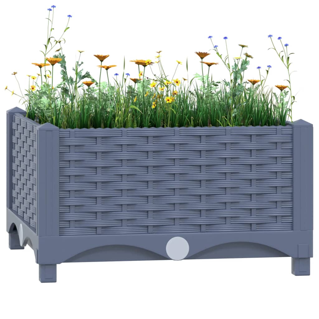 vidaXL højbed 40x40x23 cm polypropylen vidaXL højbed 40x40x23 cm polypropylen